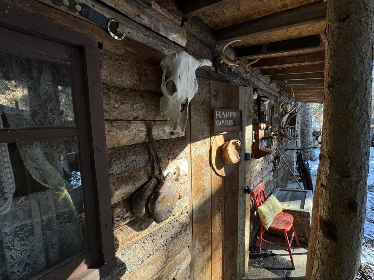 Rustic Cozy Cabin With Hot Tub Bragg Creek Exteriör bild